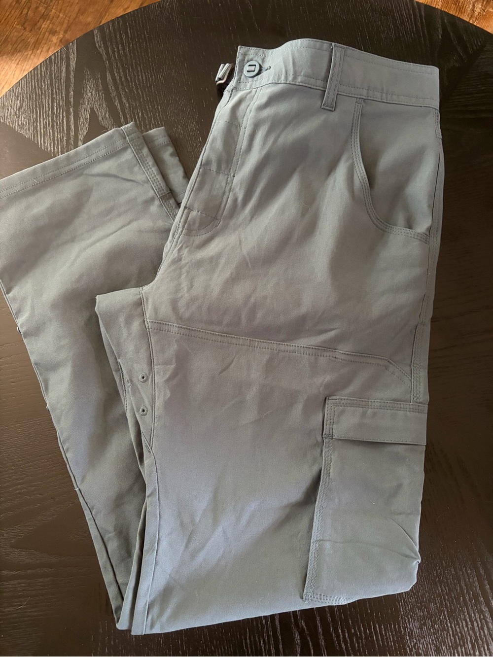 prAna | Men's 36"x32" Grey Blue taper leg Zion SLim Pant - Picture 8 of 8